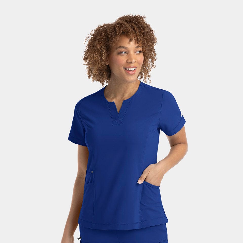 IRG EPIC 4802 Notched Crew Neck Scrub Top
