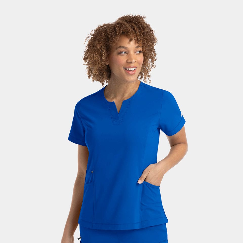 IRG EPIC 4802 Notched Crew Neck Scrub Top