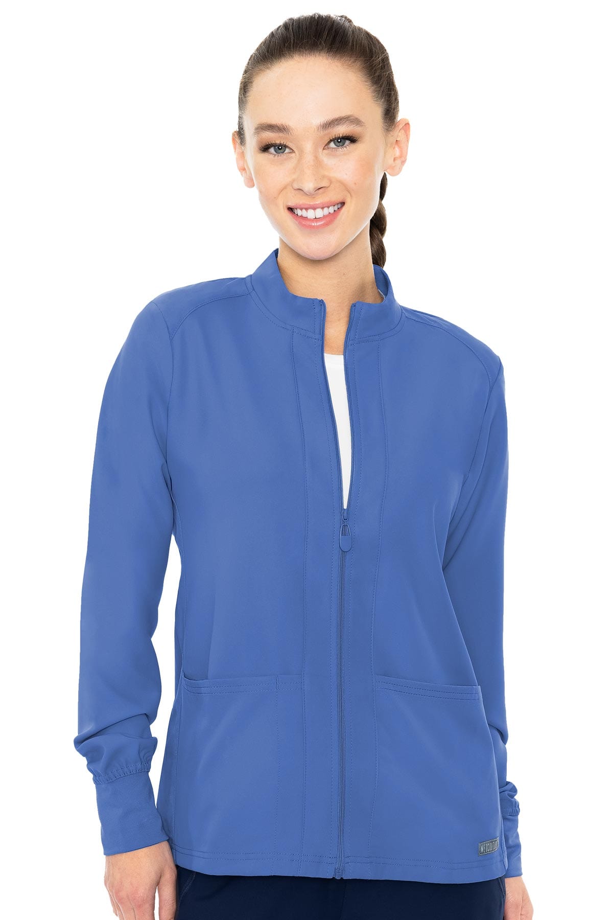 MedCouture Insight scrub jacket.