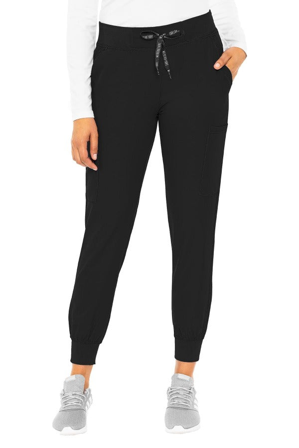 MedCouture Insight 2711 scrub pant in black from Coulee Scrubs.