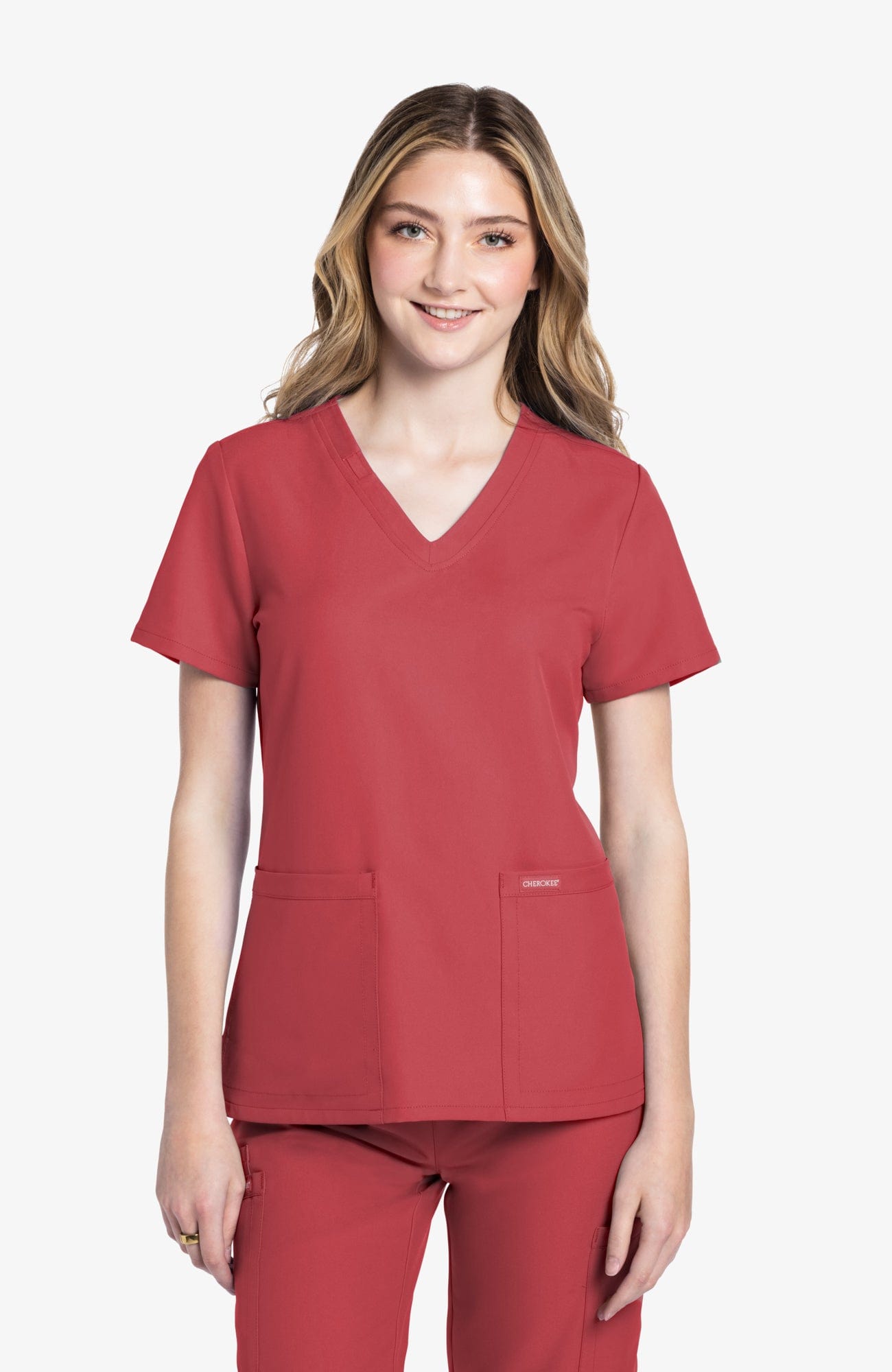 Cherokee Workwear Ultra CK953A V-Neck Top