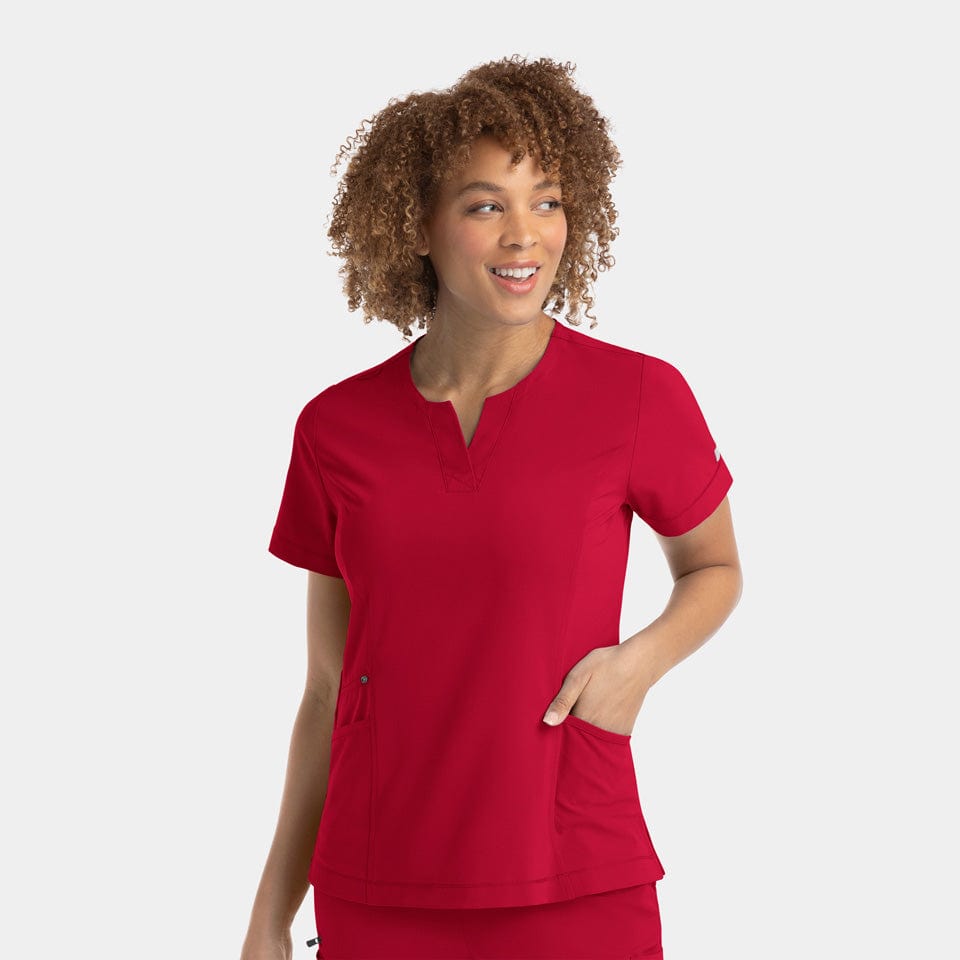 IRG EPIC 4802 Notched Crew Neck Scrub Top