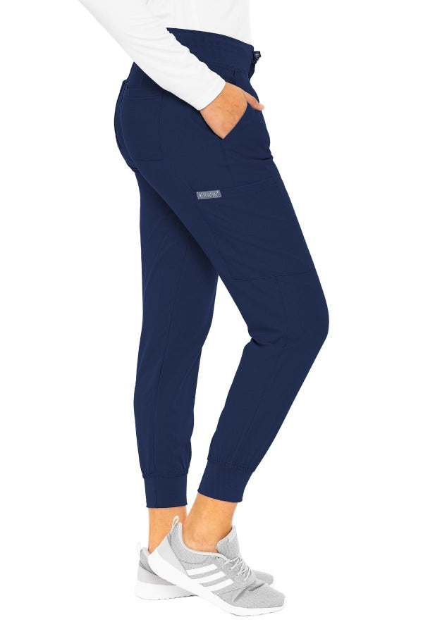 MedCouture Insight 2711 jogger scrub pant in navy from Coulee Scrubs. 